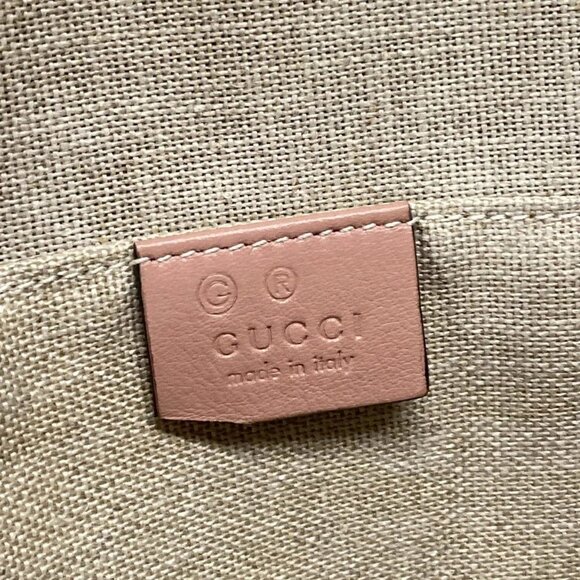 Auth GUCCI Micro Guccissima 449654 Pink Leather Handbag - Picture 6 of 16